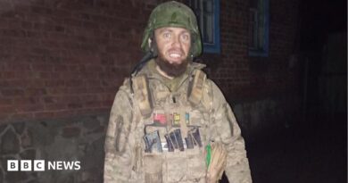 Vasyl pictured wearing his military uniform