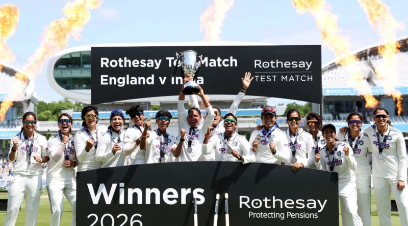‘Exceptional’ India thrash England in first women’s Test match at Lord’s