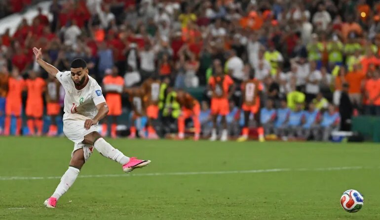 Ismael Saibari in action.