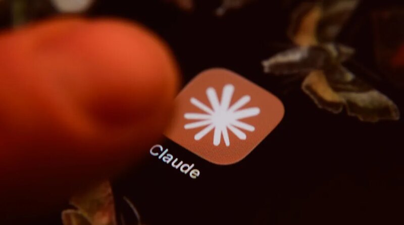 The Claude app icon is displayed on a smartphone screen