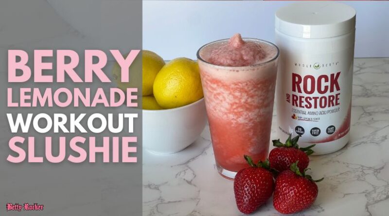 Berry Lemonade Workout Slushie