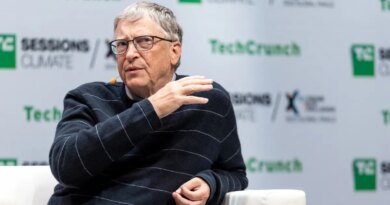 Bill Gates on stage at TC Sessions: Climate 2022