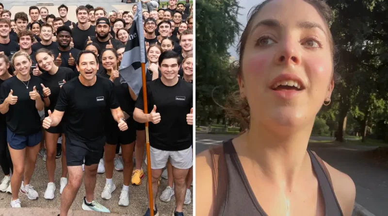Blackstone's Jon Gray goes jogging and goes viral. I took a run with him.