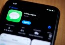 The Apple Messages app in the Apple App Store on a smartphone