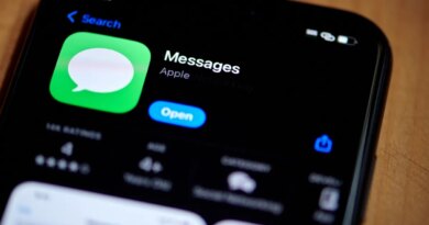 The Apple Messages app in the Apple App Store on a smartphone