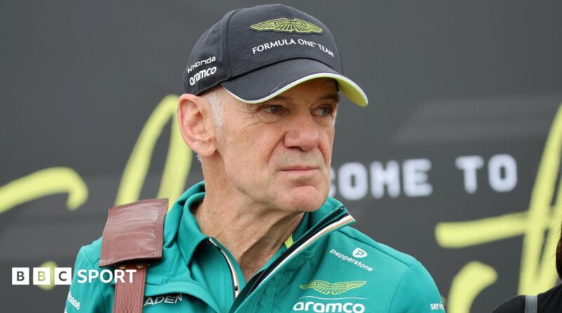Adrian Newey inspects the Aston Martin in the team garage at the 2026 Hungarian Grand Prix