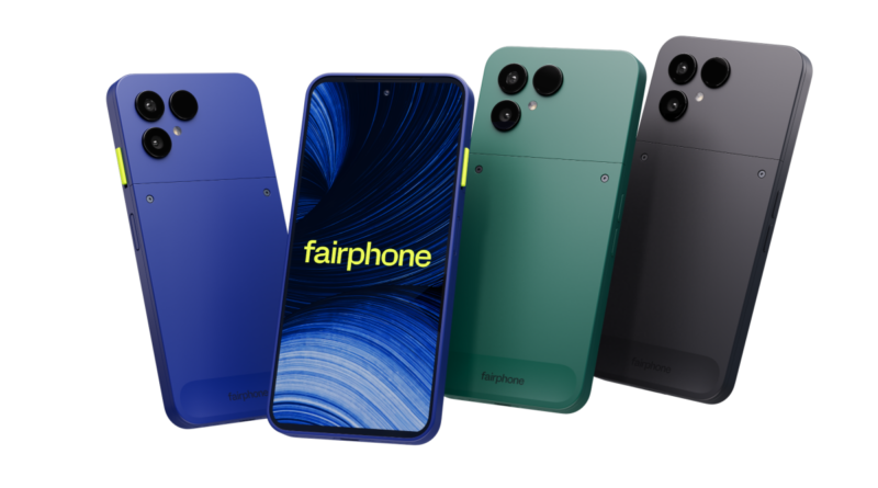 Image of Fairphone 6+ in different colorwasy