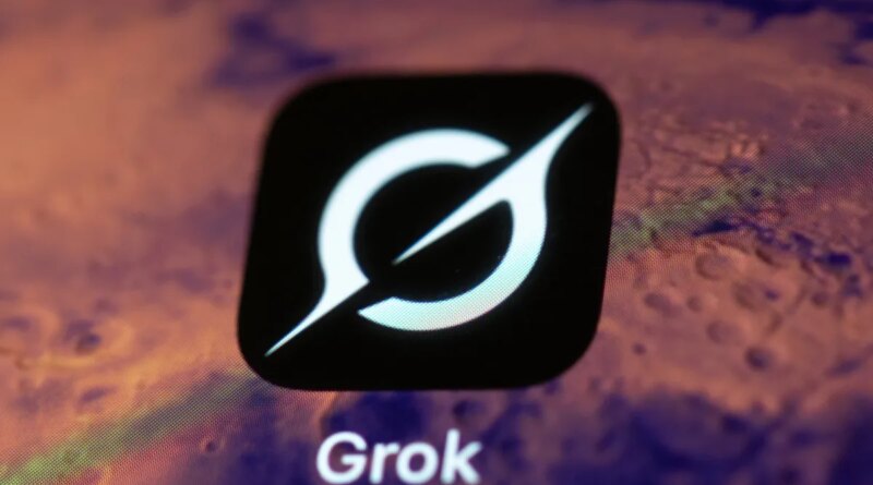 The Grok app on a smartphone