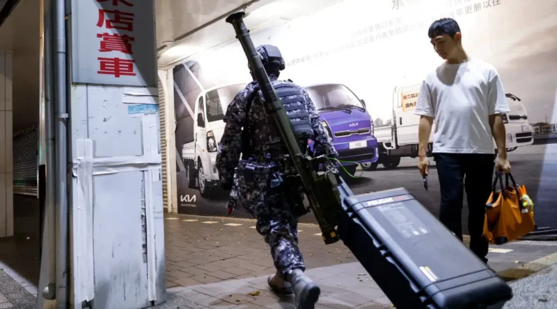 How Taiwan's troops are training to fight China in ordinary neighborhoods and city centers