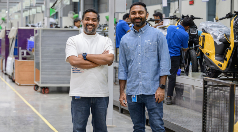 River co-founders Aravind Mani and Vipin George
