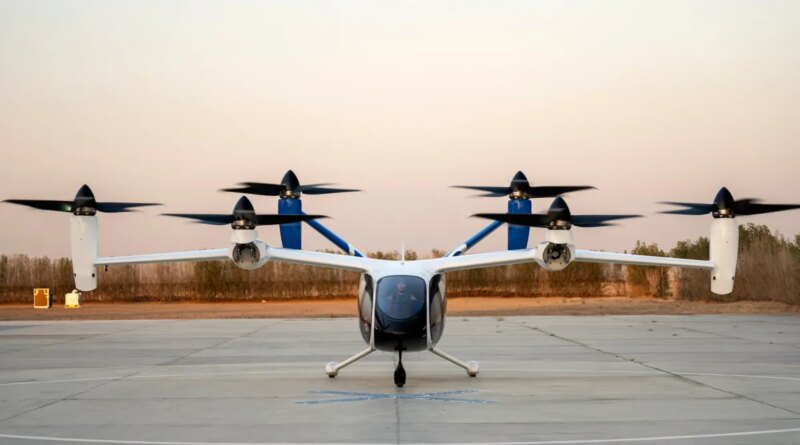 Joby electric aircraft on the tarmac