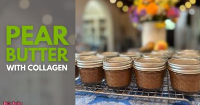 Low Sugar Pear Butter with Collagen