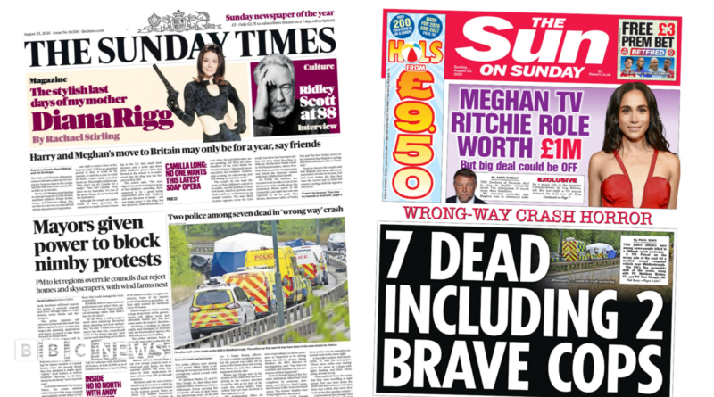 "Mayors given power to block nimby protests" reads the headline on the front page of the Sunday Times.