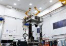 Northrop Grumman's MRV stretches its arms before being packed into a rocket faring.