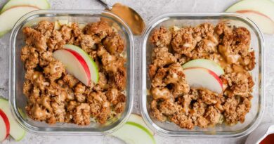 Protein Apple Crisp (Easy High-Protein Dessert)