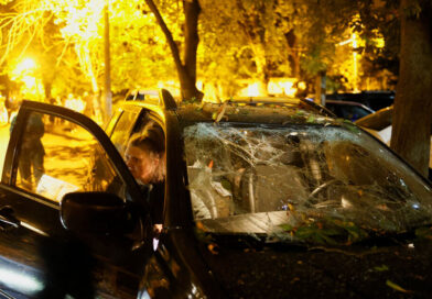 Russia pounds Kyiv with missiles, killing at least three
