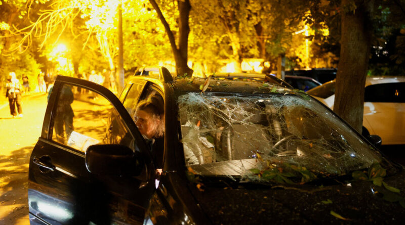 Russia pounds Kyiv with missiles, killing at least three