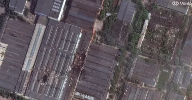 Satellite images show damage at a space center supporting Russia's Starlink rival after a Ukrainian missile strike