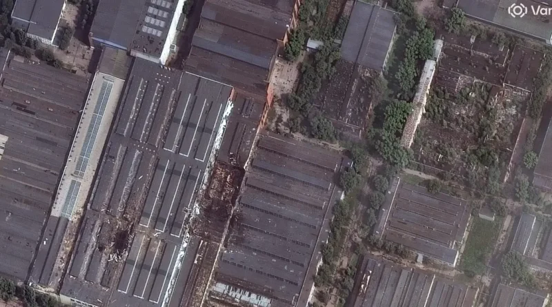Satellite images show damage at a space center supporting Russia's Starlink rival after a Ukrainian missile strike