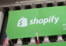 Shopify banner at NYSE IPO, 2015