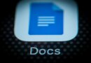 The Google Docs application is seen on a portable device in this photo illustration on December 6, 2017.
