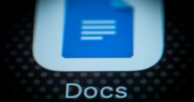 The Google Docs application is seen on a portable device in this photo illustration on December 6, 2017.