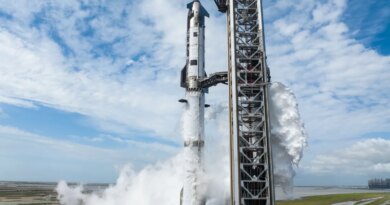 SpaceX Starship V3 on launch pad