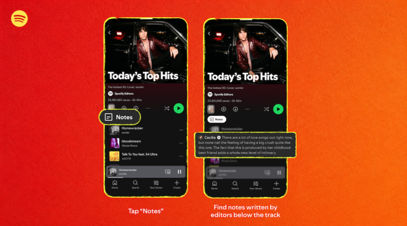 Spotify’s new Playlist Notes let users and editors explain their song picks | TechCrunch