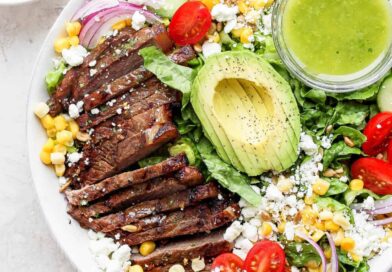 Steak Salad with the Best Steak Salad Dressing