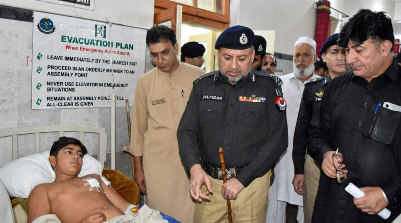 Suspected suicide bombing at police station kills 17 in Pakistan, officials say