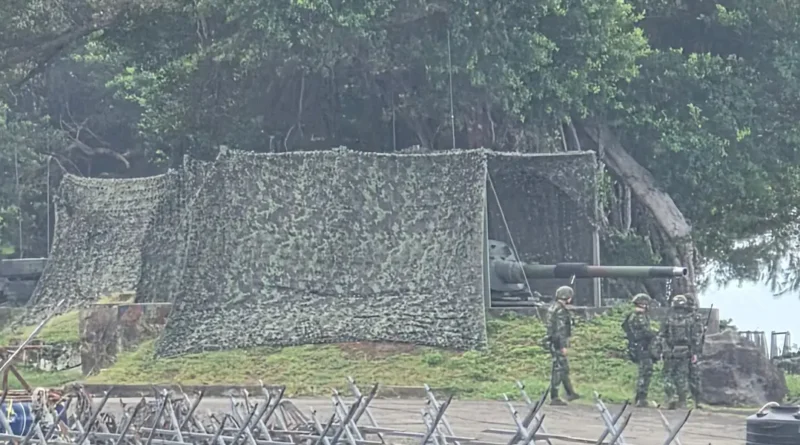 Taiwan is using older Frankenstein-style tanks  made with US parts to guard a crucial river