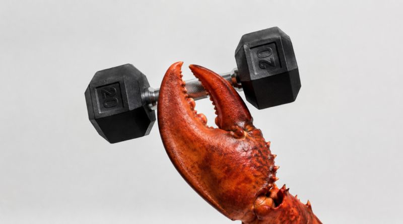 Claw holding weight