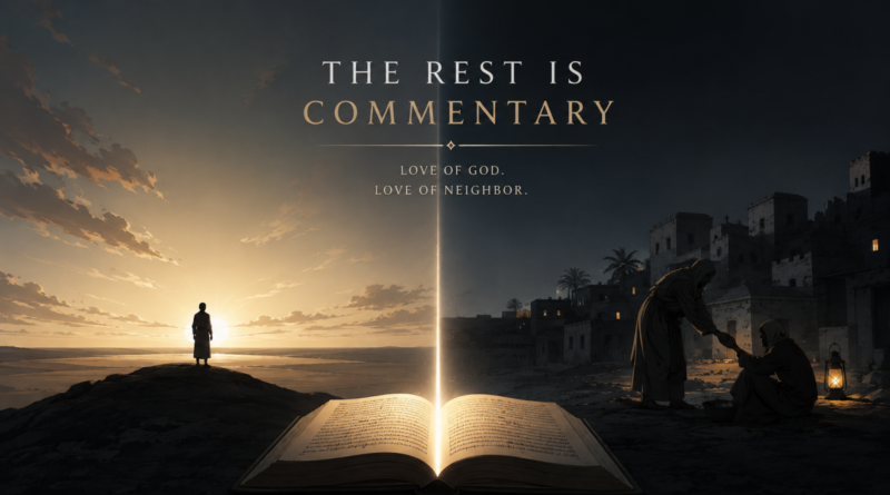 The Rest Is Commentary: Love of God, Love of Neighbor, and the Core Every Scripture Names