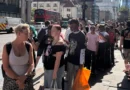 The hottest thing to do in London today is wait in line for solar eclipse glasses