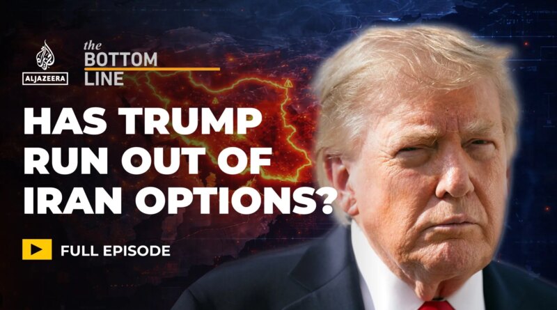 Trump has ‘run out of options’ in Iran war: Stephen Walt