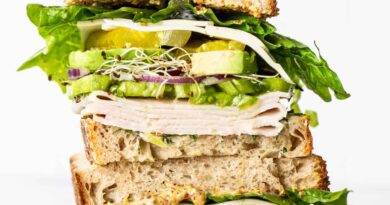 Turkey Mustard Sandwich with Herby Mayo