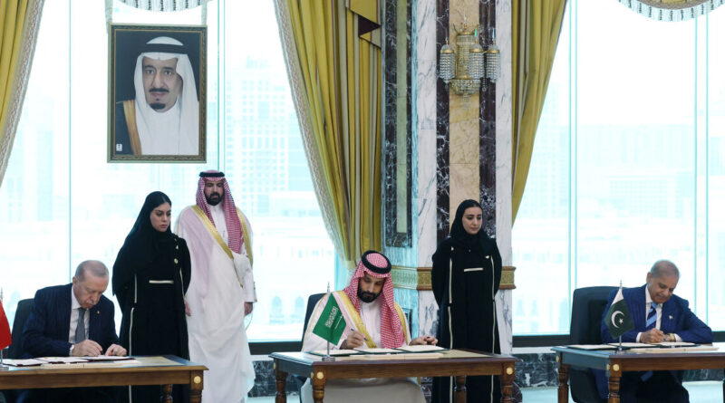 Turkey, Pakistan, Saudi Arabia will form political, military mechanisms to coordinate under defence pact, Ankara says
