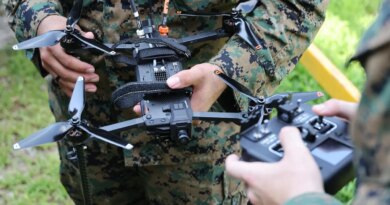 U.S. Marines Practice Launching Kamikaze Attack Drones In South Korea