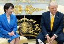 US President Donald Trump and Sanae Takaichi, Japan's prime minister, during a meeting in the Oval Office of the White House in Washington, DC, US, on Thursday, 19 March, 2026.