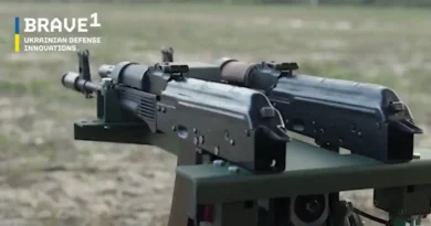 Ukrainians slap twin AK rifles on drone with wheels to make cheap mobile turret