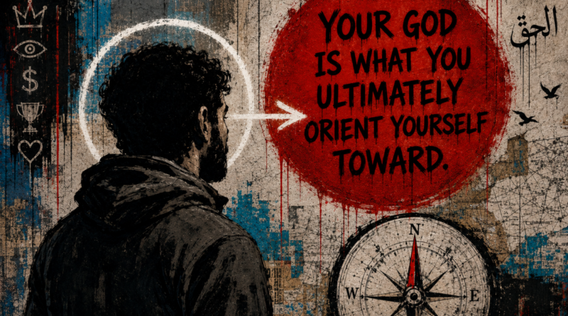 Your god is what you ultimately orient yourself toward