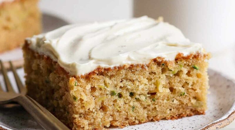 Zucchini Cake Recipe (Ultra-Moist & Easy)