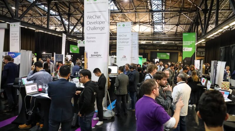 TechCrunch Disrupt Berlin 2019 busy Expo Hall