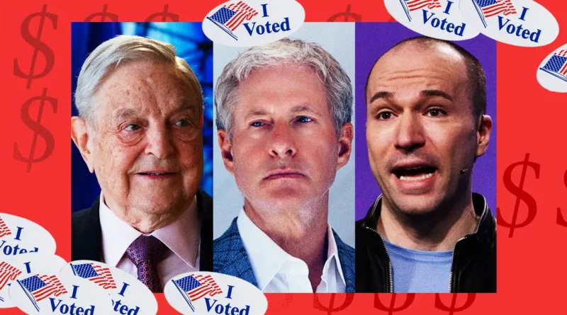 America's super rich are pouring hundreds of millions into the midterms. See the biggest donors so far.