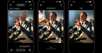 Three iPhones showing images verified by Apple Reference Image.