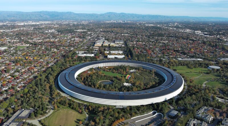 aerial of Apple Park