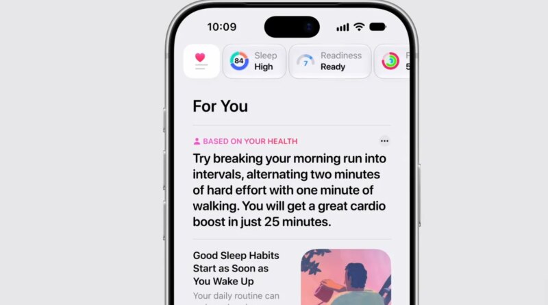 Apple's revamped Health app will calculate your 'health age' and readiness score | TechCrunch