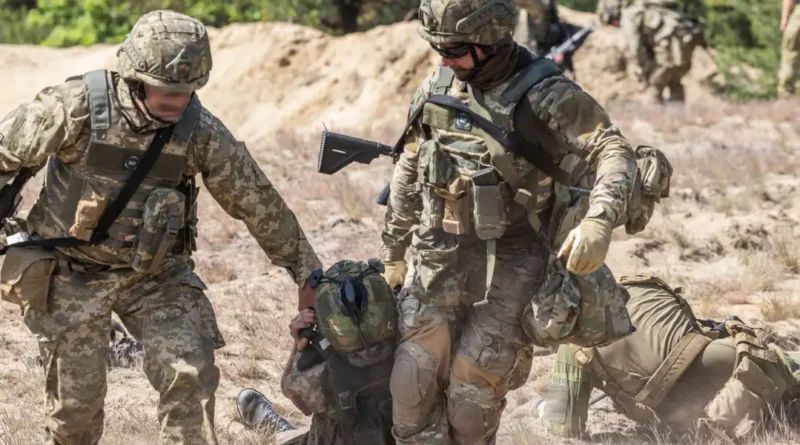 At this NATO training camp, the aim is to train the Ukrainians who can then turn around and train everyone else