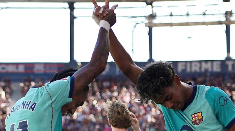 Barcelona beat Levante as Yamal scores twice to maintain perfect start
