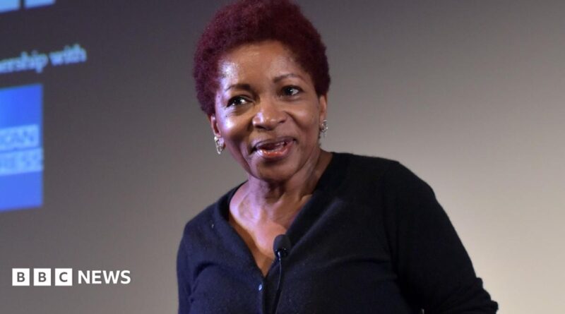 Bonnie Greer speaks on stage as she introduces "The Lost Man" as part of BFI Screen Epiphanies at the BFI Southbank in London in 2016
